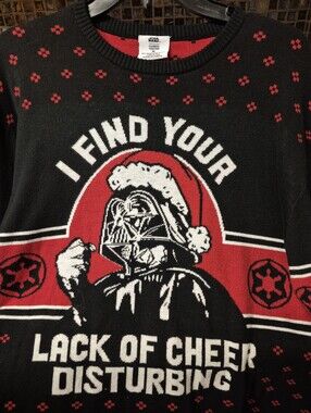 Star Wars Black & Red Festive Darth Vader Sweater